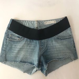 ASOS Maternity Denim Cut off Shorts